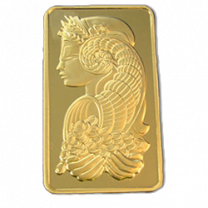 Swiss Pamp 1 oz Gold Bar - Obverse