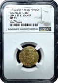 1516-56 Spain | Escudo | NGC | MS-63