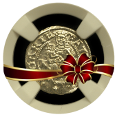 Hungarian Denar Madonna & Child NGC MS-63