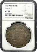 1632 R Spain | Segovia | 8R | MS-63