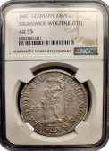 1687 | German | 24 Mariengroschen | NGC AU-55