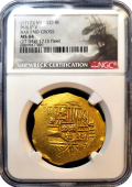 1712 | Mexico 8 Escudo | NGC MS-64