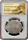 1736 | Bolivia 8 Reales | NGC | UNC