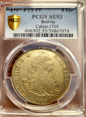 1797 | Bolivia | 8 Escudo | PCGS AU-53