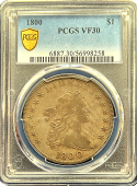 1800 | Draped Bust | Silver Dollar | PCGS Very Fine 30