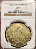 1806 | Mexico | 8 Escudo | AU 55 (NGC)