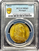 1822 Portugal Gold Peca | PCGS | MS 65