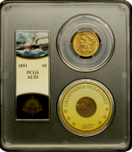 1851-P $5 Liberty from SS Central America PCGS AU-55