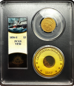 1856-S $3 Princess PCGS VF30 | SS Central America