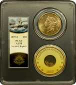 1857-S $20 Liberty S.S. Central America PCGS AU-58 Quality