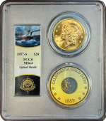 1857-S | $20 Liberty | PCGS MS-64 | Ship of Gold 