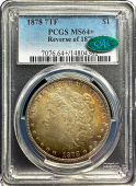 1878-7TF | Morgan Silver Dollar | PCGS MS-64 Plus