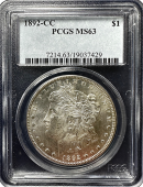 1892-CC | Morgan Silver Dollar | PCGS | MS-63