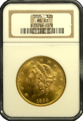 1895-P $20 Liberty Gold Coin NGC/PCGS MS-63 Quality