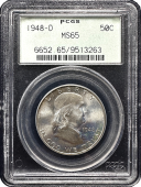 1948-D Franklin Half Dollar | PCGS | MS-65