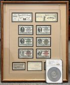 1892-93 World's Columbian Exposition 50mm Medal NGC MS-62 DPL w/ Ticket Collection and Envelope in Framed Display