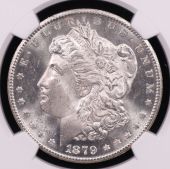 1879-CC Morgan Silver Dollar NGC MS-64+