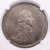 1786 Germany Wurzburg Taler NGC MS-63