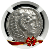Alexander III Silver Tetradrachm Choice Fine