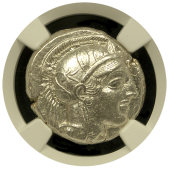 Attica Silver Owl CHAU NGC 5x4 Full Crest