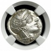 Attica Athens | Silver Owl | Tetradrachm | Choice Mint State 4x5