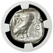 Athens | Silver Owl | Tetradrachm | CH-VF 4x3 | Full Crest