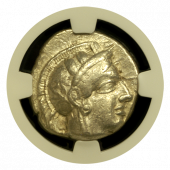 "Full Crest" Athens Silver Owl Tetradrachm | NGC | Choice Very Fine 5x4