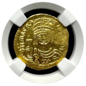 Maur. Tiberius | Gold Solidus | Mint State 3x4