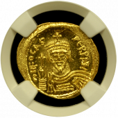 Phocas Gold Solidus NGC GEMMS 5x5