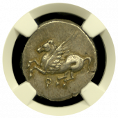Pegasus Silver Stater NGC AU