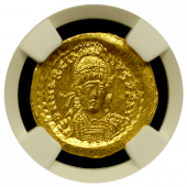 Marcian Gold Solidus NGC GEMMS 5X5
