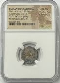Marc Antony Silver Denarius NGC CHAU 5x3
