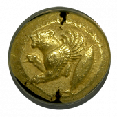 Winged Lion of Cyzicus Electrum Stater NGC About Uncirculated 4x4