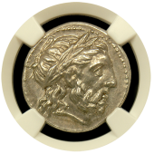 Philip II | Silver Tetradrachm | EP | MS Star 5x4