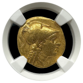 Philip III | Gold Stater | Ch-VF 4x4 