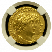 Ptolemy II | Gold Octodrachm | Ch. Very Fine