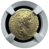 Augustus |Gold Aureus |Choice Very Fine 4X3
