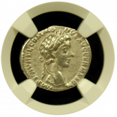 Commodus Silver Denarius NGC Extremely Fine