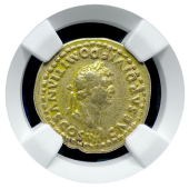Domitian | Gold Aureus | Very Fine 5x3