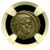 Roman Imperatorial Brutus | Silver Denarius | NGC | CHXF 4x3