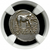 Roman Imperatorial | Julius Ceasar | Denari | XF 4x4