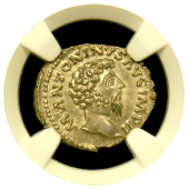 Mar. Aurelius | Silver Denarius | Gem MS 5x5