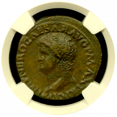 Roman Nero AE As |NGC |Extremely Fine