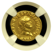 Vespasian Gold Aureus NGC CHXF 5x3