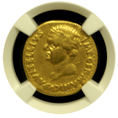 Roman Vitellius Aureus | NGC | VF 5x2