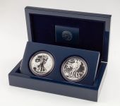 2013 West Point Silver Eagle Two-Coin Set | Proof & Reverse Proof