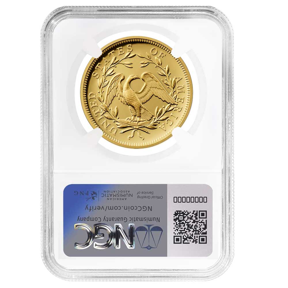 2024 Flowing Hair High Relief Gold Coin NGC Proof-70 Early Release Quality