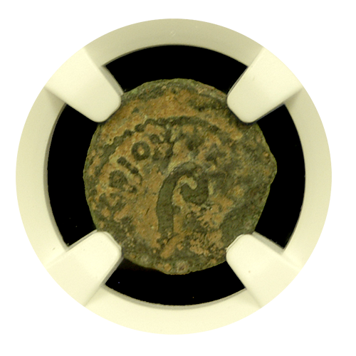 Pontius Pilate Bronze Prutah 26-36 AD | Very Good Quality | Lituus/ Date in Wreath | Obverse Pontius Pilate Bronze Prutah 26-36 AD | Very Good Quality | Lituus/ Date in Wreath | Obverse