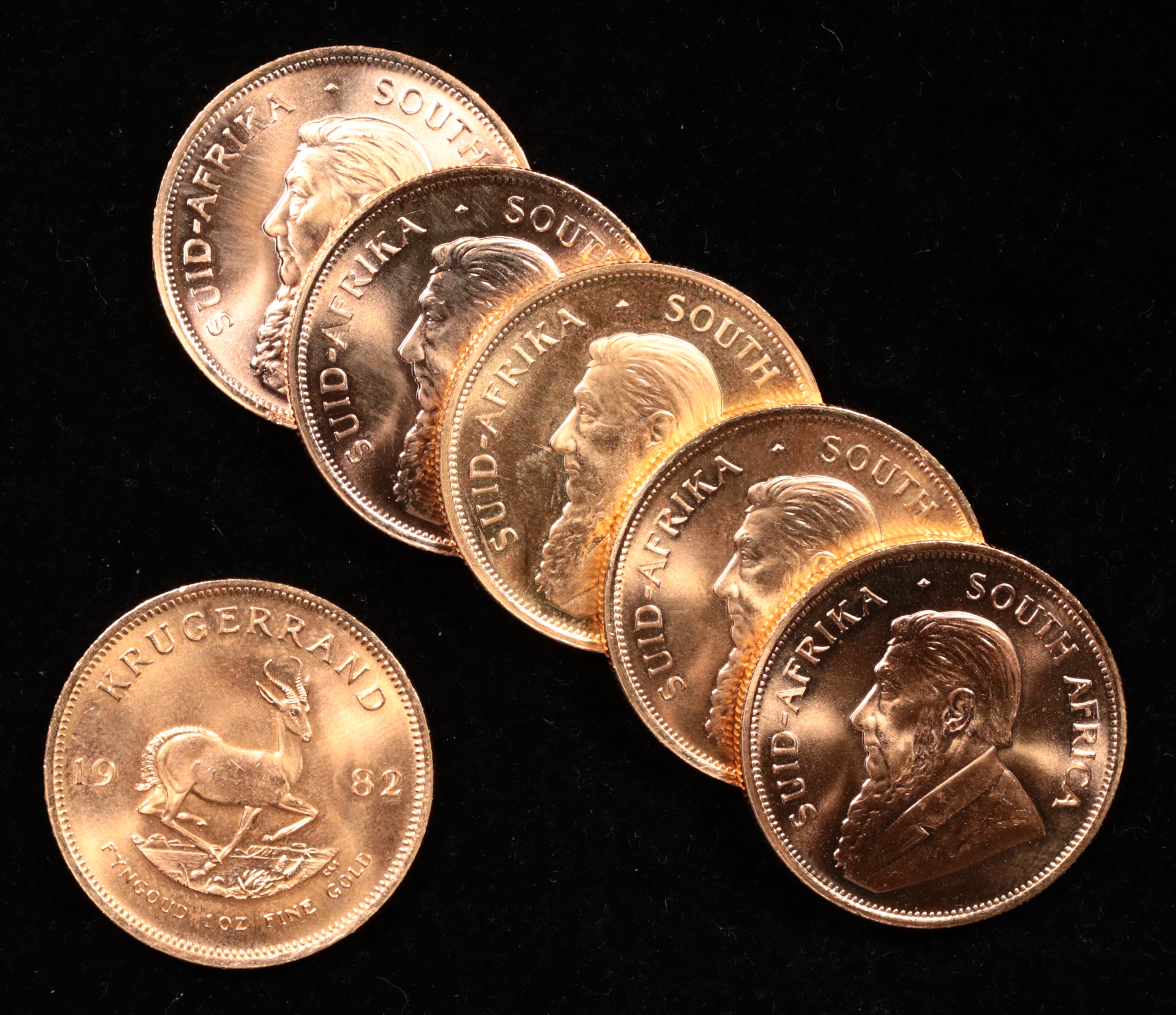 1-oz Gold Kruggerand Stack (Random Year) 1-oz Gold Kruggerand Stack (Random Year)