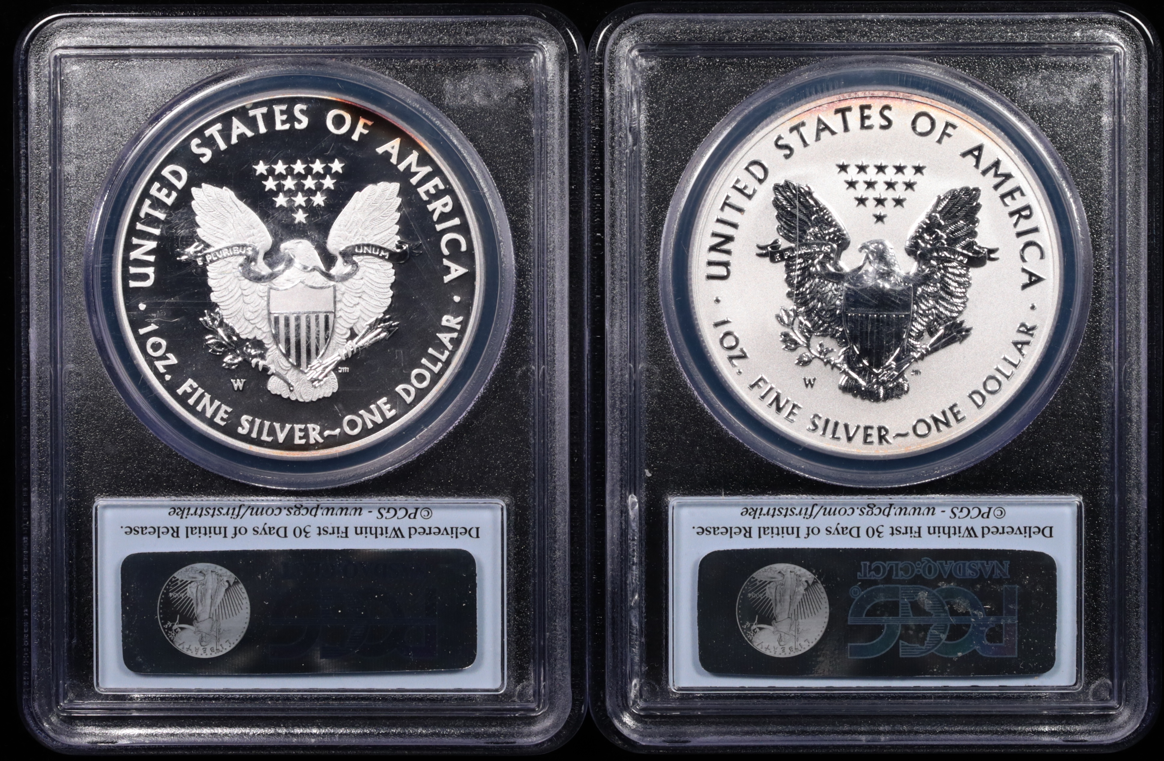 2013 2-coin Silver Eagle Set | American Silver Eagle | Reverse in Holder 2013 2-coin Silver Eagle Set | American Silver Eagle | Reverse in Holder